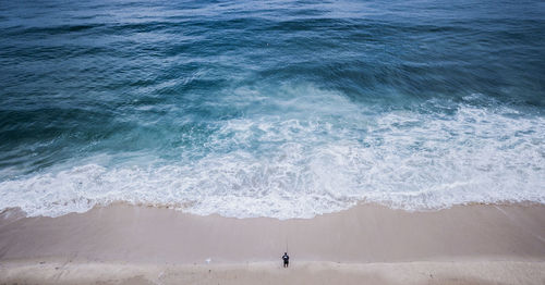 Aerial view of beach