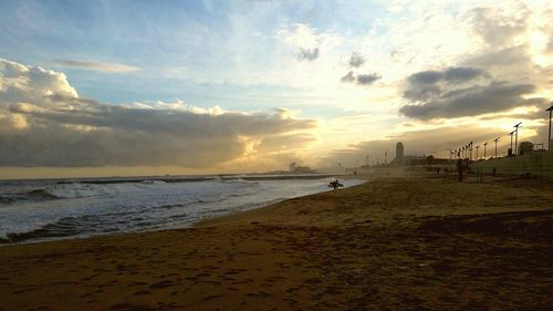 Dramatic sky over sea