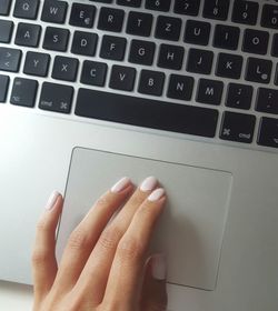 Close-up of human hand