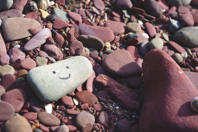 Full frame shot of stones