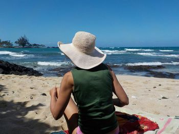 Scenic view of beach