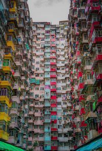 Hong kong crowded buildings