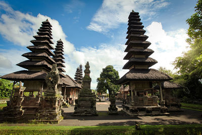 Low angle view of temple