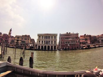 Panoramic view of city against sky