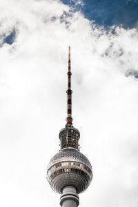 Low angle view of fernsehturm