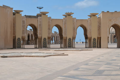 View of historical building against clear sky