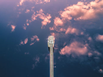 Low angle view of cloudy sky