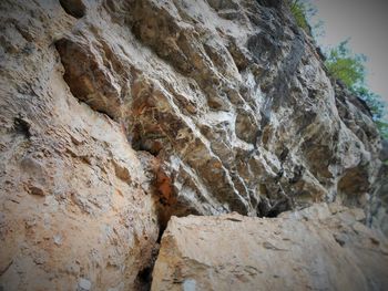 Rock formations on rock