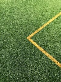 Full frame shot of playing field with markings