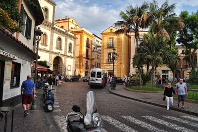 View of city street