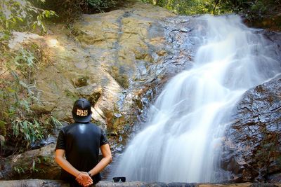 Waterfall in forest