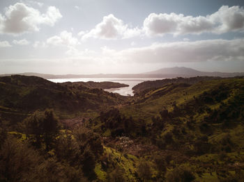 Scenic view of landscape against sky