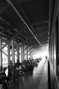 People at airport
