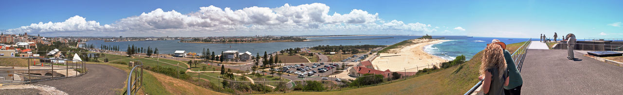 Panoramic view of city