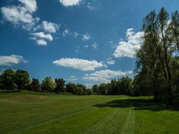 Empty golf course 