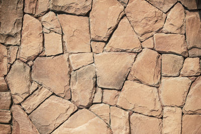 Full frame shot of stone wall