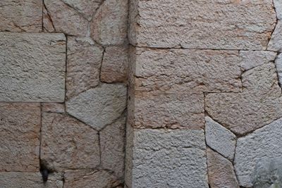 Full frame shot of stone wall