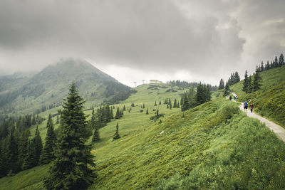 Panoramic view of landscape against sky