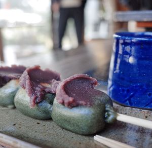 Close-up of food in container