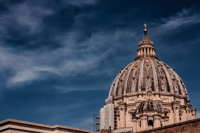 Low angle view of building against sky