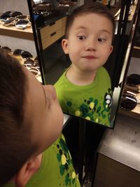 Portrait of cute boy