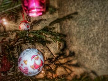 Close-up of christmas decoration