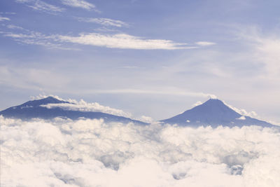 Low angle view of clouds in sky