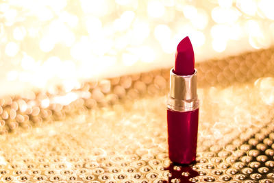 Close-up of lipstick