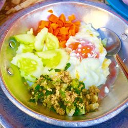 Close-up of salad in bowl