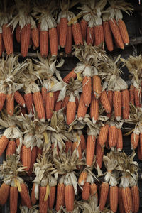 Full frame shot of vegetables for sale in market