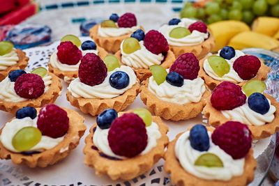 Close-up of dessert in plate