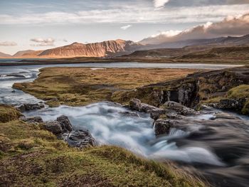 Scenic view of landscape against sky