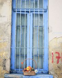 Window of building