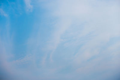 Low angle view of clouds in sky