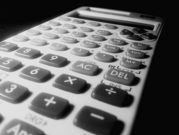 Close-up of computer keyboard