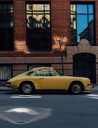 Classic car on street