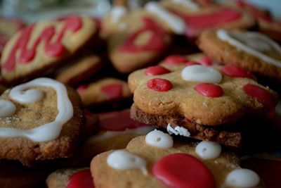 Close-up of cupcakes