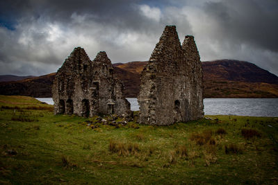 Old ruins against sky