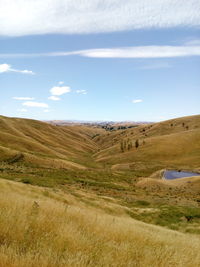 Scenic view of landscape against sky