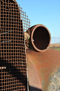 Close-up of rusty metal