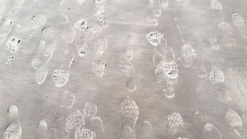 Full frame shot of water on beach