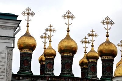 Low angle view of cathedral against clear sky