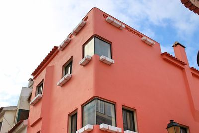 Low angle view of building against sky