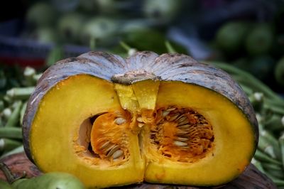 Close-up of pumpkin