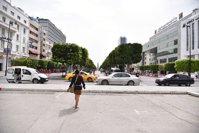 View of city street