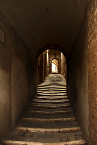 Corridor of old building