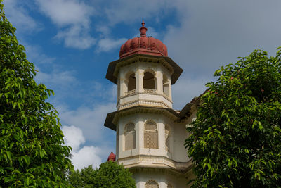 Low angle view of building against sky