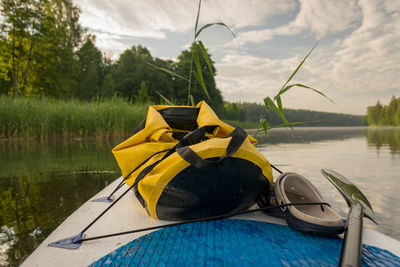 Boat in lake