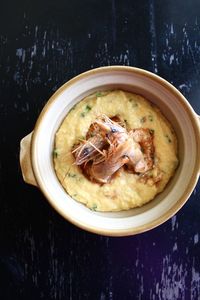 Close-up of noodles in bowl