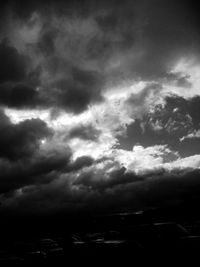 Scenic view of cloudy sky